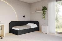 ALTDECOR Jugendbett JAXY (Jugendbett mit Bettkasten und Lattenrost, Polsterbett...