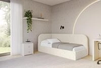 ALTDECOR Jugendbett ELRY (Jugendbett mit Bettkasten und Lattenrost, Polsterbett ohne