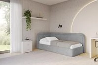 ALTDECOR Jugendbett JOVY (Jugendbett mit Bettkasten und Lattenrost, Polsterbett...