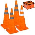 relaxdays Pylonen Faltbare Pylonen 70 cm im 4er Set (4-tlg)