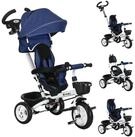 HOMCOM Dreirad 6 in 1 Kinderdreirad, vorw&auml;rts/r&uuml;ckw&auml;rts,...