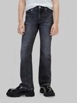 Calvin Klein Jeans Schlagjeans MR FLARE JEANS WASHED BLACK Regular fit mit...