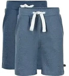 Minymo Trainingshose Basic 53-Sweat short (2-pack) blau 122 - ca. 7 Jahre