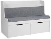 relaxdays Truhenbank Kinderbank mit 2 Schubladen (1-St)