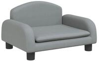 vidaXL Kindersofa vidaXL Kindersofa Hellgrau 50x40x30 cm Stoff