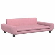 vidaXL Kindersofa vidaXL Kindersofa Rosa 100x54x33 cm Samt