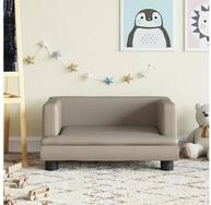 vidaXL Kindersofa vidaXL Kindersofa Cappuccino-Braun 60x40x30 cm Kunstleder