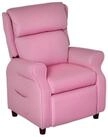 HOMCOM Sessel Kindersofa mit Fu&szlig;st&uuml;tze verstellbare R&uuml;ckenlehne Stuhl