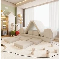HOME DELUXE Kindersofa Spielsofa LIV inkl. Stapelsteine, Unendliche