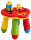 relaxdays Kinderhocker Pflegeleichter Kinderhocker, Marienk&auml;fer