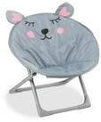 relaxdays Campingstuhl Faltbarer Moonchair f&uuml;r Kinder, Maus