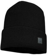 MAXIMO Beanie Strick, breiter Umschlag, gef&uuml;ttert, w&auml;rmend, weich, unifarben