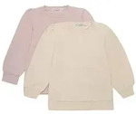 Minymo Rundhalspullover MISweatshirt (2-tlg) 2er Pack Sweatshirt mit...