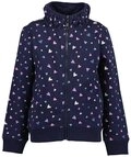Blue Seven Sweatjacke Blue Seven M&auml;dchen Sweatjacke Herzen Jacke Stehkragen