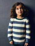 Strickpullover NAME IT "NMMNEREUS LS KNIT", Jungen, Gr. 92, blau (blau mirage),