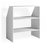 Vicco B&uuml;cherregal, Wei&szlig;, 90 x 100 cm, 1-tlg.