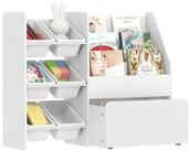 AIYAPLAY Spielzeugtruhe Spielzeugregal, B&uuml;cherablagen, rollbare Box, 6