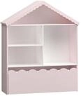 en.casa Kinderregal, &raquo;Vestnes&laquo; Hausoptik 114x91x30 cm Cotton Candy / Wei&szlig;