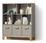 Livinity&reg; B&uuml;cherregal Mailo, Cashmere/Artisan/Artisan, 98.4 x 113.4 cm, 1-tlg.