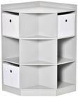 HOMCOM Kinderregal B&uuml;cherregal Kinderzimmerregal, 7 offene F&auml;cher,...