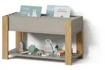 Livinity&reg; B&uuml;cherregal Mailo, Cashmere/Artisan/Artisan, 80 x 46 cm, 1-tlg. grau