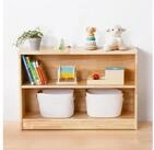 LuxusKollektion Kinderregal Spielzeugschrank Kinderregal Gummiholz 90x60cm,...