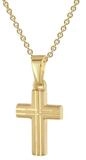 trendor Kreuzkette 28220, Kreuz f&uuml;r Kinder Gold 333 / 8K An Vergoldeter...
