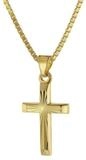 trendor Kreuzkette 39520, mit Kreuz f&uuml;r Kinder Gold 333/8 Karat