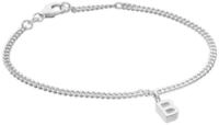 trendor Silberarmband 21590-B, M&auml;dchen mit Buchstabe B 925 Silber Rhodiniert