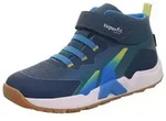 Superfit AGOS, WMS: mittel Klettboot High Top-Sneaker mit bunten Bes&auml;tzen,