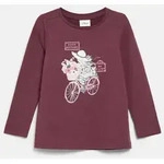s.Oliver Langarmshirt T-Shirt Langarmshirt mit Artwork im A-Shape