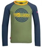TROLLKIDS Langarmshirt Kids Preikestolen Longsleeve blau 92 (1,5-2J)
