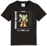 T-Shirt PUMA "X TRANSFORMERS GRAPHIC TEE", Jungen, Gr. 110, schwarz (puma schwarz),