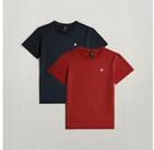 G-STAR T-Shirt KIDS, T-Shirt ss regular 2PK (Packung, 2-tlg) mit kleinem...