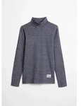 Marc O'Polo Rollkragenshirt geringelt, Rollkragen