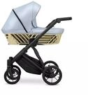 KUNERT Kombi-Kinderwagen Ivento Glam 2in1 Kinderwagen mit schwarzem Rahmen,...