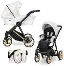 KUNERT Kombi-Kinderwagen Ivento Premium 2in1 Kinderwagen mit Goldrahmen,...
