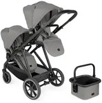 Hauck Geschwisterwagen Grow N Care Twin Set - Dark Grey, Geschwisterwagen