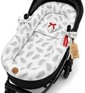 Totsy Baby Kinderwagen-Bezug Stubenwagen Umrandung Musselin Nestchen Set 3tlg Kissen