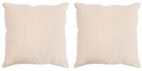 vidaXL Baumwollbettdecke Kopfkissen 2 stk. 65 x 65 cm F&uuml;r alle Jahreszeiten