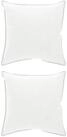vidaXL Kopfkissen Kopfkissen 2 stk. 50 x 50 cm Australische Wolle Wei&szlig;, Bezug:...