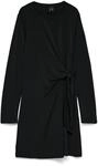 Minikleid VERO MODA "VMJILL LS DRESS JRS NOOS", Damen, Gr. M, N-Gr, Langarm,...