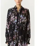 Y.A.S Blusenkleid YASTILERA LS SHIRT DRESS S. NOOS Viskose, regular fit schwarz...