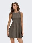 ONLY Minikleid ONLAZURA S/L WAIST DRESS JRS Materialmix, regular fit