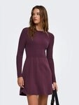 ONLY Strickkleid ONLFIA LS FIT FLARE ONEC DRESS CS KNT Viskosemischung, normal