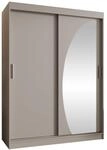 MIRJAN24 Kleiderschrank Wika 150 cm (mit zwei Schiebet&uuml;ren) Schubladen als