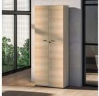 Selsey Kleiderschrank ODELIS 2-t&uuml;rig mit einem Schl&uuml;sselschloss...