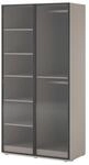 Masseno Dreht&uuml;renschrank ATELIO 101 cm Kleiderschrank 2 T&uuml;ren...