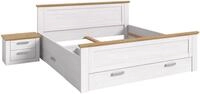 xonox.home Schlafzimmer-Set, (3-tlg. Bett 180x200 cm, 3 Unterbettausz&uuml;ge auf...
