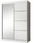 Beautysofa Kleiderschrank PACO moderner Schiebet&uuml;renschrank mit Spiegel...